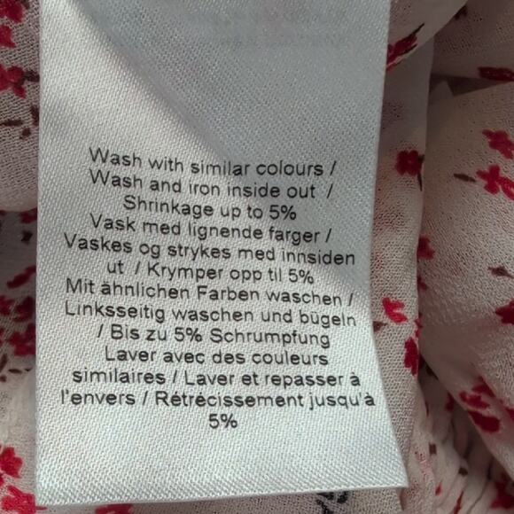 Ganni Sheer Floral Top - Picture 14 of 15